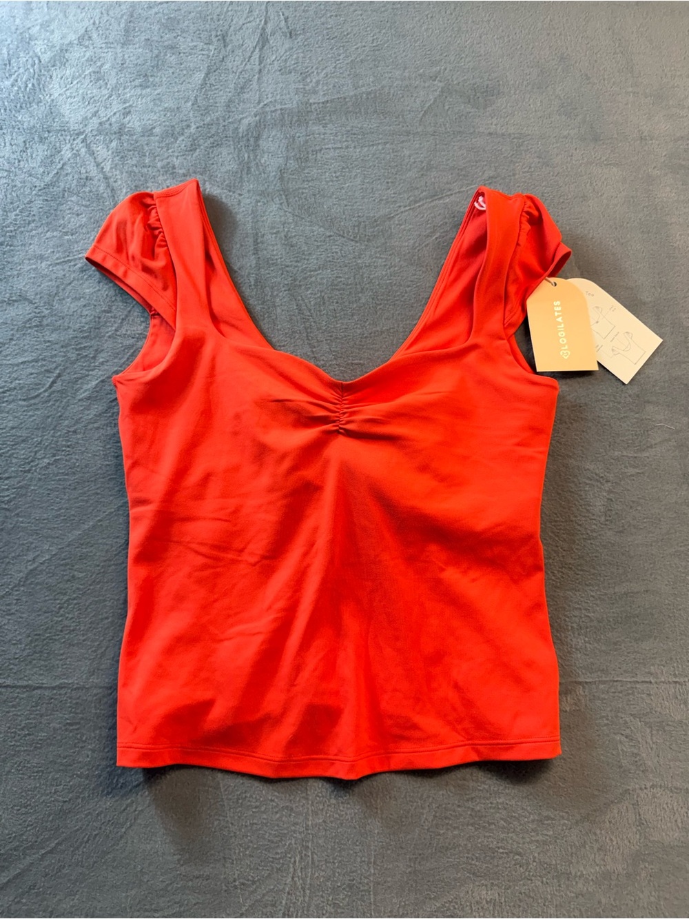 Women’s Scoop Neck Tank Top in Orange